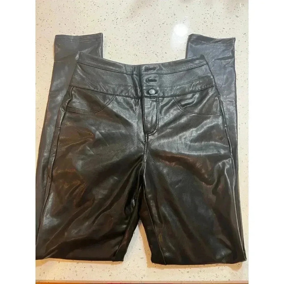 BBJ Los Angeles vegan faux leather pants size 1 - Picture 1 of 5